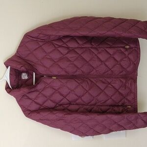 32 degrees quilted weatherproof packable jacket small purple  ultra lightweight